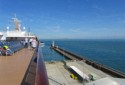 Top deck overlooking Dover pier
